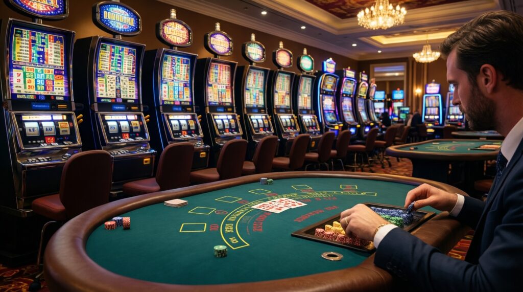 Slots vs Table Games: Risk, RTP, Variance, and Which Fits Your Goals - иллюстрация