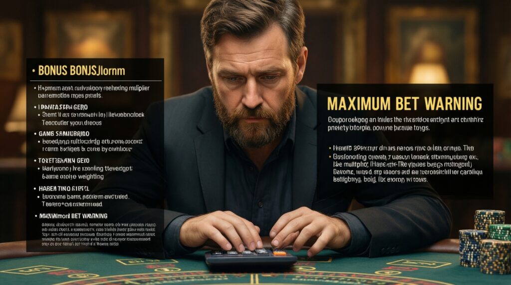 Bonus terms decoded: wagering requirements, game weighting, max bet rules, and time limits - иллюстрация