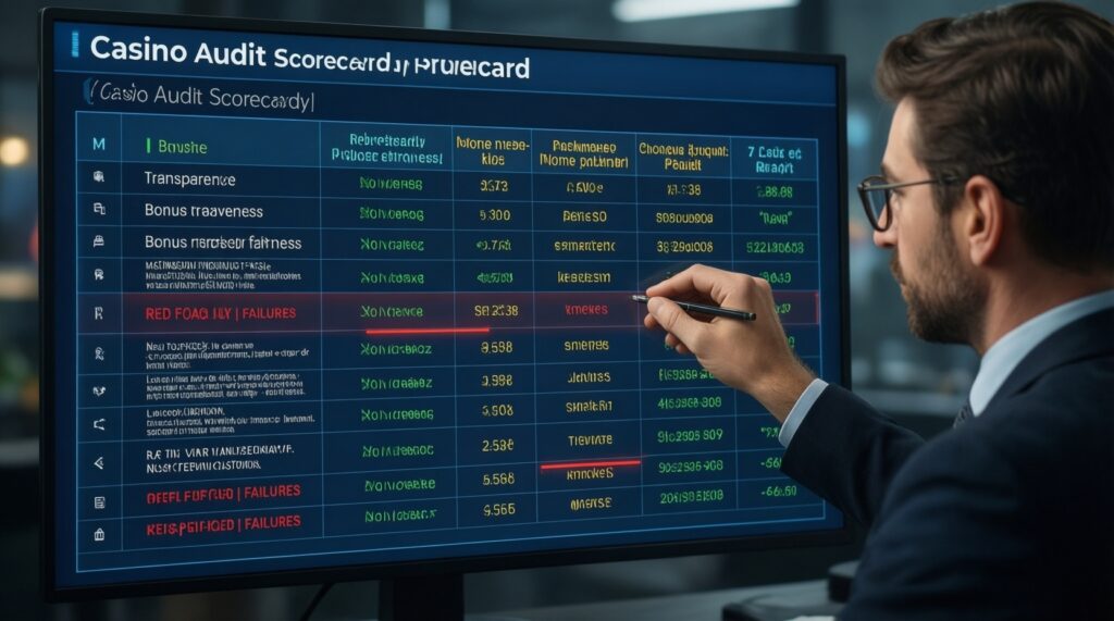 Casino Review Framework: How We Score Games, Bonuses, Support, and Payout Reliability - иллюстрация