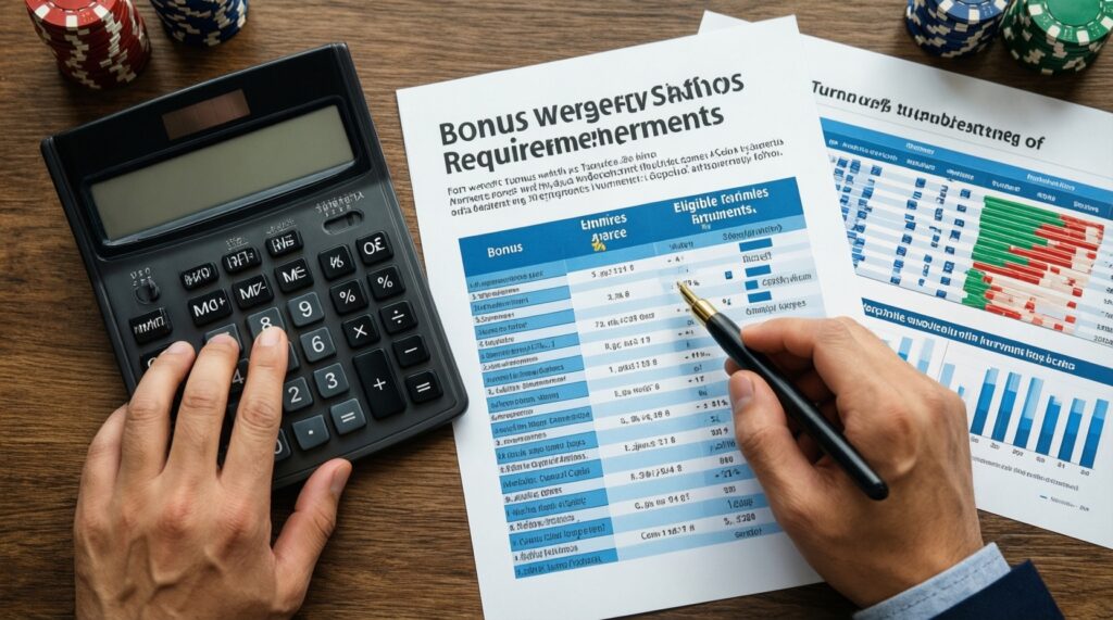 Bonus Terms Demystified: Wagering Requirements, Max Bet Rules, and Contribution Rates - иллюстрация