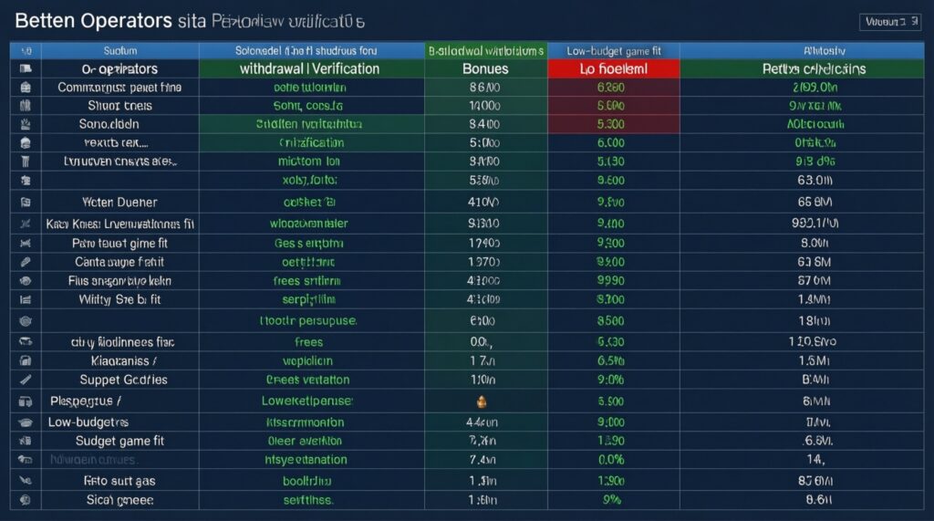 Casino comparison framework: building a scorecard for payouts, games, support, and fairness - иллюстрация