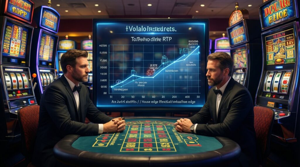 Slots vs Table Games: RTP, Volatility, House Edge, and What It Means for Your Bankroll - иллюстрация
