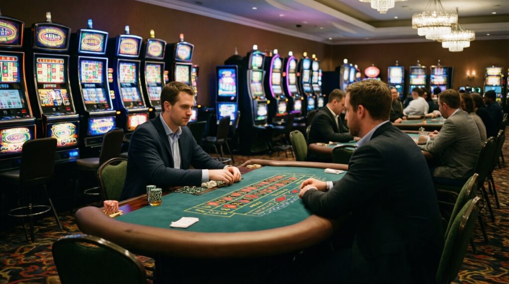 Slots vs Table Games: Choosing the Right Games for Your Style and Budget - иллюстрация